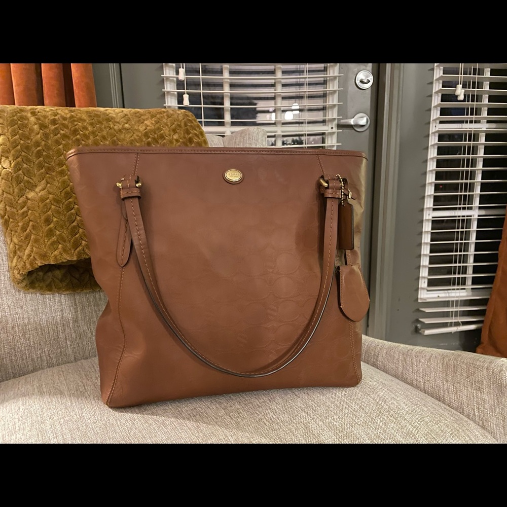 Coach Shoulder Bag (Leather)